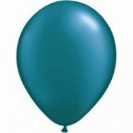 Teal Balloons Pearl ~ Singles ~ Pack ~ Helium Filled ~ Flat
