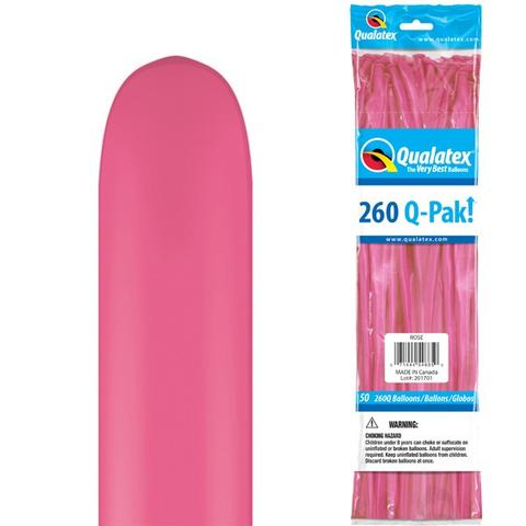 Rose Pink Twisting Balloon Pk50
