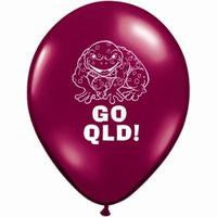 State of Origin QLD balloon - Singles or Packs - Helium filled or Flat