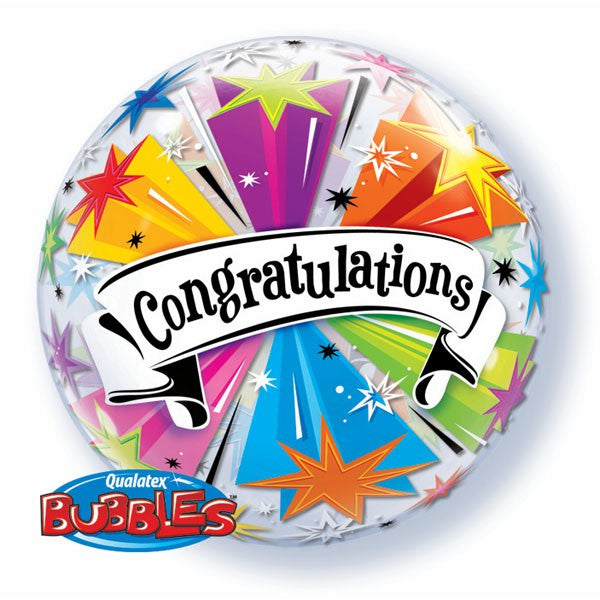 Congratulations Balloon - Bubble