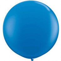Round Dark Blue Balloon 90cm