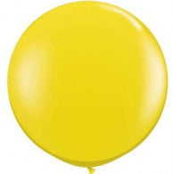 Round Yellow Balloon 90cm