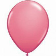 Pink Balloons/Rose ~ Singles ~ Pack ~ Helium Filled ~ Flat