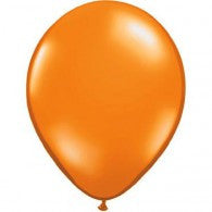 Orange Balloons Pearl  ~ Singles ~ Pack ~ Helium Filled ~ Flat