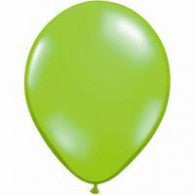 Green Balloons/Lime Pearl  ~ Singles ~ Pack ~ Helium Filled ~ Flat