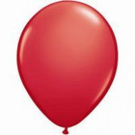 Red Balloons Standard/Matte ~ Singles ~ Pack ~ Helium Filled ~ Flat