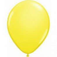 Yellow Balloons Standard/Matte ~ Singles ~ Pack ~ Helium Filled ~ Flat