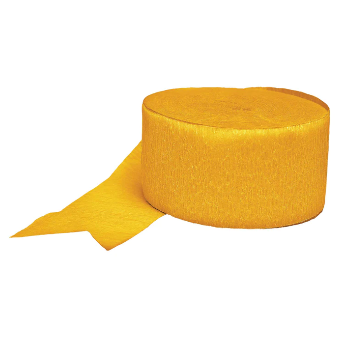 National Gold Streamers - Crepe Paper