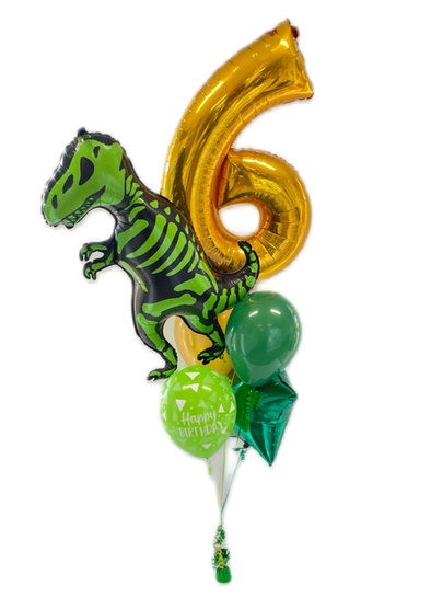 Dinosaur Balloon Bouquet - Choose any Age