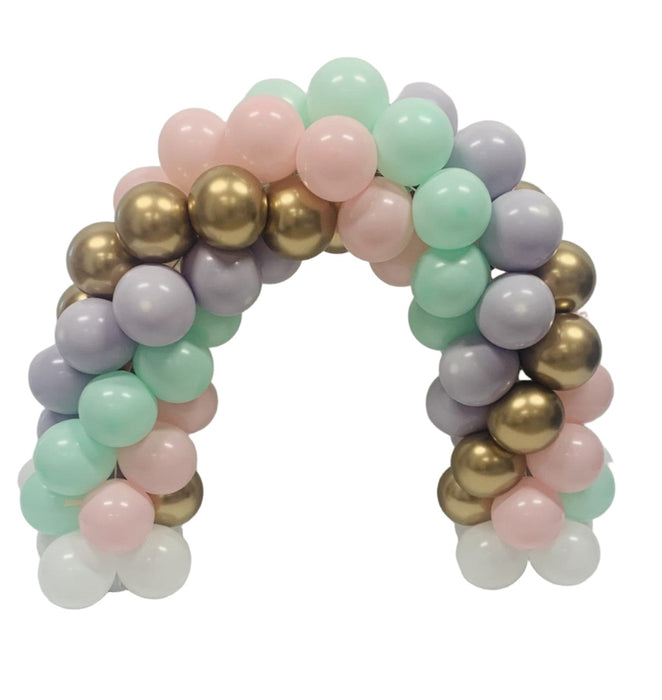 Small Balloon Arch - Table - Air Filled - Pastel
