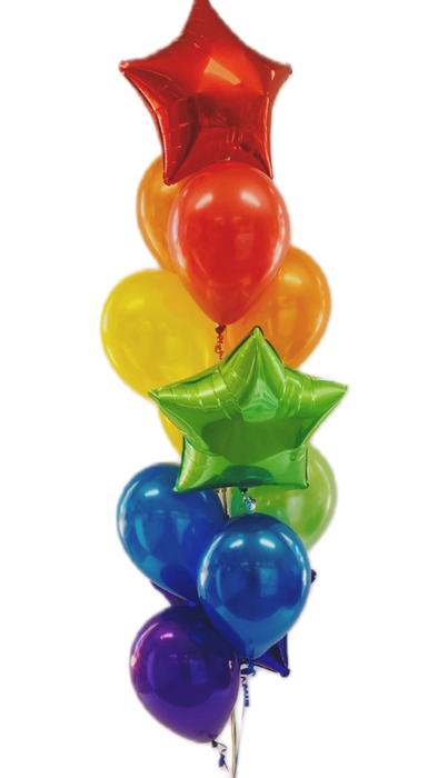 Rainbow Star Balloon Bouquet