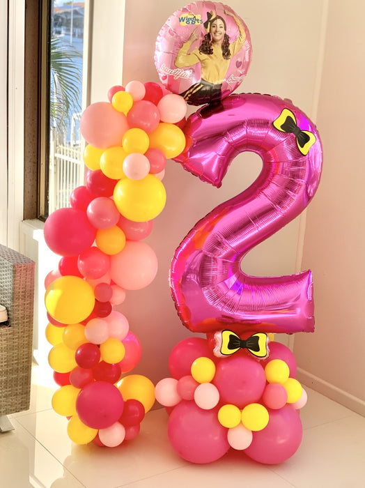 Large Number Balloon with Garland | Emma Wiggle