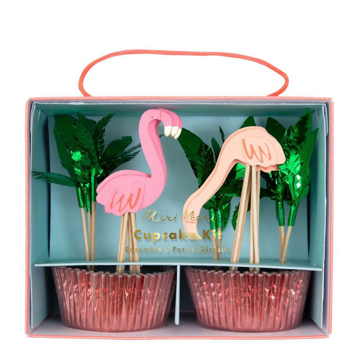Flamingo Cupcake Kit | Meri Meri