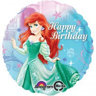 Little Mermaid Happy Birthday Foil Balloon